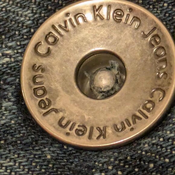 Calvin Klein Trouser Flare Boot Cut Jeans Womens 6 Dark Wash Pullon Denim - Picture 4 of 10